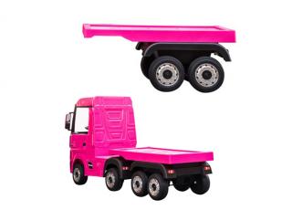 Megacar Náves k detskému kamiónu Mercedes Actros HL358, ružový