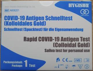 Antigénový test zo slín COVID-19