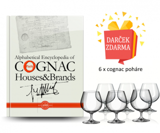 Encyklopédia koňakov (Alphabetical Encyclopedia of Cognac)+ 6 pohárov ZDARMA (ALPHABETICAL ENCYCLOPEDIA OF COGNAC + DARČEK ZDARMA)
