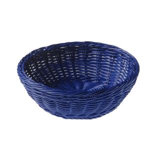 Košík na chlieb modrý 20x6,5 cm PP, do umývačky (T0529.G)