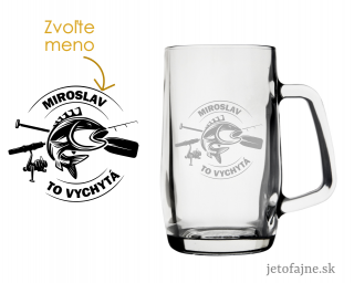 Krígel na pivo Rybár to vychytá 0,5 l (Krigel 0,5 l  (T0137) Rybar to vychyta)