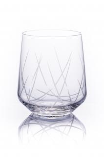 Poháre na whisky KRIS-KROS 350 ml 4 ks (B.Bohemian crystal Meadow minimal)