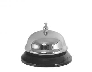 Recepčný zvonček, strieborný chróm. (C-1047-001 /595008HE)