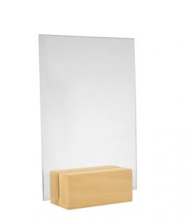 Tabuľka menu drevo+akryl A5 TAN (A5 TAN)