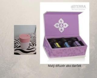 doTerra Trio pre začiatočníkov- 3-krát 5 ml+malý difuzér ako darček