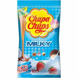 Chupa Chups Milky mliečne lízanky 120ks