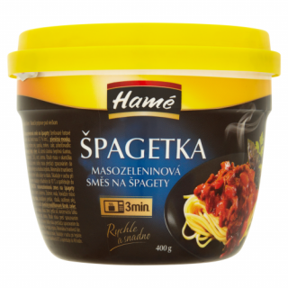 Hamé Špagetka zmes na špagety hotové jedlo EasyCup 1x400g