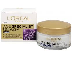 L'Oréal Age Specialist 55+ noční krém proti vráskám 50ml