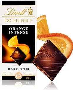 Lindt Excellence horká čokoláda Intense Orange dark 100g