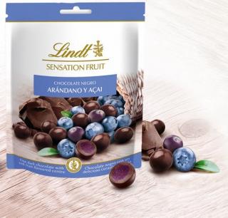 Lindt Sensation Čučoriedky a Acai v tmavej čokoláde 150g