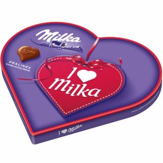 Milka I love Milka bonboniéra oriešok-nugát 1x165g