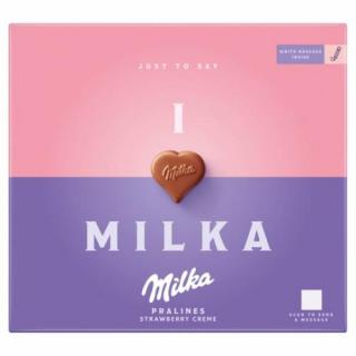 Milka I love Milka Strawberry dezert bonboniéra 1x110g