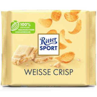 Ritter Sport biela čokoláda s chrumkami 100g