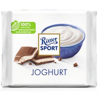 Ritter Sport mliečna čokoláda s jogurtovou náplňou 100g