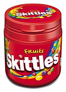 Skittles Fruits 125g v dóze