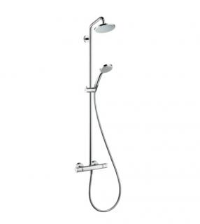 Sprchový termostatický systém Showerpipe Croma 160, s termostatickou batériou ECOSTAT Comfort, chróm