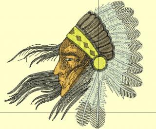 Nažehlovačka / nášivka Indian Tribal (8267)