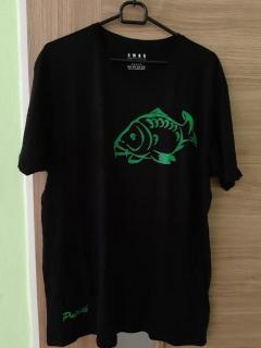 Vyšívané tričko - vzor rybar
