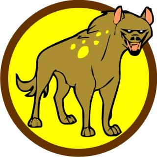 Družinová nášivka - Hyena
