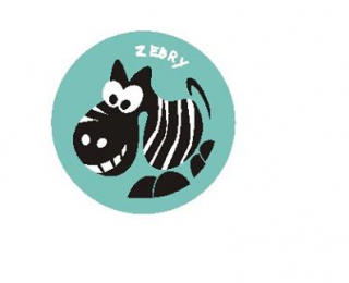 Družinová nášivka - Zebra 2