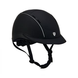 Jazdecká helma EQUESTRO PHANTOM - Čierna VEĽKOSŤ: M-L (57-61 CM)