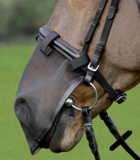 Sieťka na nos koňa proti hzmyzu - Čierna VEĽKOSŤ: COB