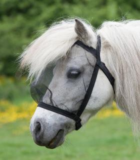 Sieťka pre koňa proti hmyzu bez uší - Čierna VEĽKOSŤ: PON, FARBA: Čierna