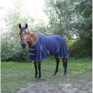 Stajňová deka pre koňa EQUITHEME  Sweat  s fleecom DĹŽKA: 105 cm