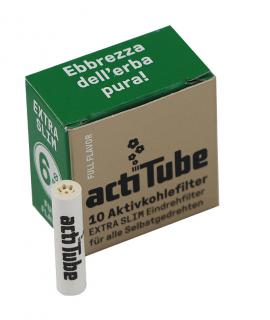 ActiTube extra-slim filtre s aktívnym uhlím 10 ks