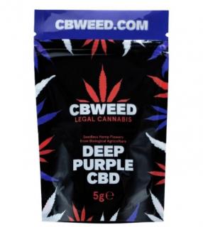CBD konope - Deep Purple CBD - CBWEED Hmotnosť: 2 g
