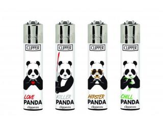 Celá sada Clipper zapaľovačov Panda