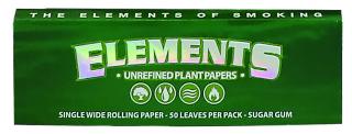 Elements Plant Based Single Wide cigaretové papieriky