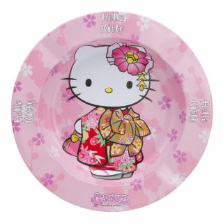 Kovový popolník Hello Kitty - Kimono Pink