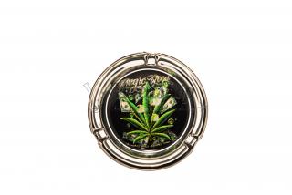 Sklenený popolník - Cannabis Skull Varianty: Magic Weed