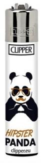 Zapaľovač Clipper Panda Motív: Hipster panda