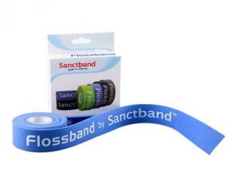 SanctBand Flossband, kompresná guma 2,5cm x 2m, stredná