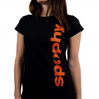 Spophy T-Shirt, tričko s nápisom Train Physio Sleep Repeat, dámske Veľkosť: L