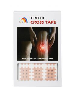 TEMTEX Cross tape, béžový Rozmery: Typ A, 2,1 cm x 2,7 cm - 180 ks