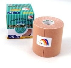 TEMTEX kinesio tape Classic, béžová tejpovacia páska 7,5cm x 5m