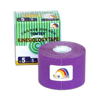 TEMTEX kinesio tape Classic, fialová tejpovacia páska 5cm x 5m