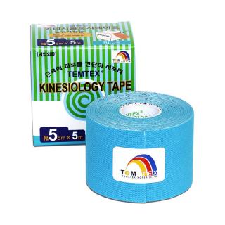 TEMTEX kinesio tape Classic, modrá tejpovacia páska 5cm x 5m