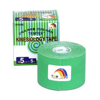 TEMTEX kinesio tape Classic, zelená tejpovacia páska 5cm x 5m