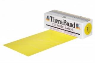 THERA-BAND posilňovacia guma 5,5 m, žltá, slabá