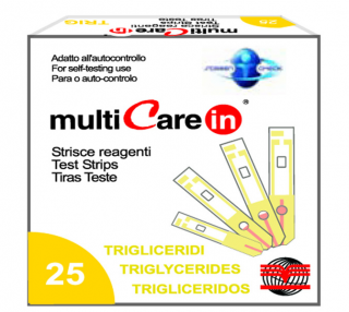 Triglyceridné prúžky pre MultiCare IN, 5ks (Glukomer)