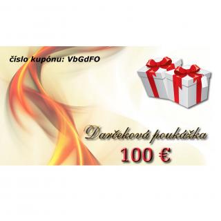 Darčekové poukážky Hodnota: 100€