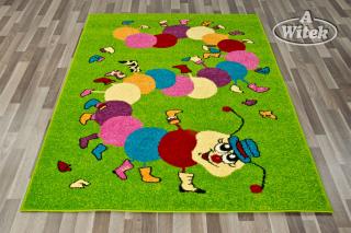 Detský koberec Agnella FUNKY A015 IWO limetka od 80x120cm