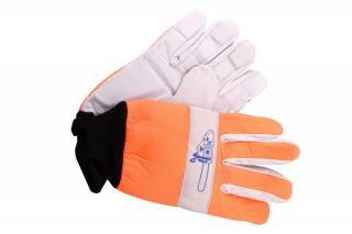 Antivibračné rukavice Interforst (IT-0903) (Antivibračné rukavice s nápletom z kombinácie kože a polyesterovej tkaniny)