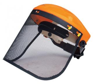 Ochranný štít pre prácu s krovinorezom Hecht (900101) (Ochranný štít mriežka s nosičom Hecht 900101 - ochrana očí, predný štít, rýchloupínanie, CE)