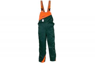 Protiporezové nohavice s náprsenkou Profesional II.M, tr. 1 (Vysoká pevnosť, vodeodolnosť, v dolnej časti vybavené protiklíšťovou úpravou)