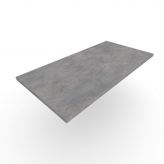stolová doska betón Chicago svetlo šedý 18 mm, 1200 × 700 mm
